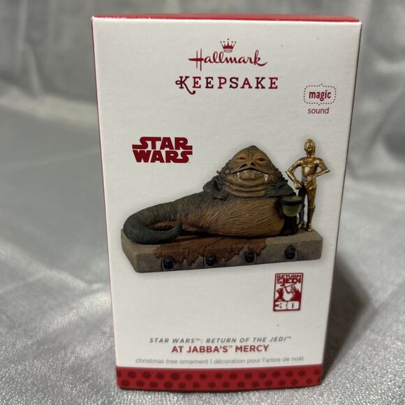 Hallmark 2013 Star WARS At Jabba’s Mercy Keepsake Ornament Magic Sound Jedi - Picture 9 of 15